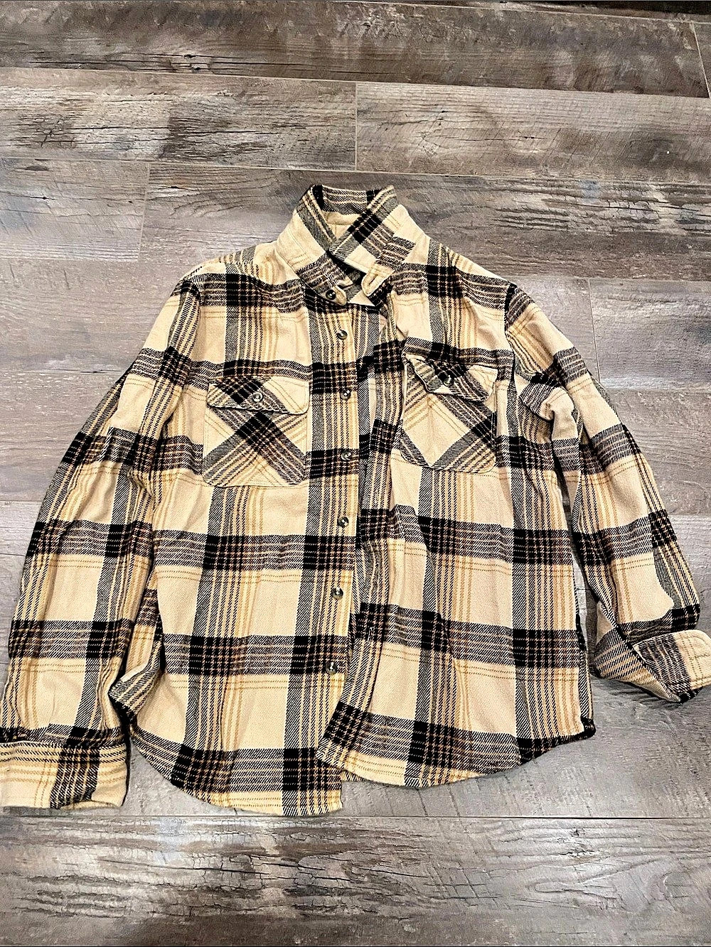 Brixton Bowery Flannel Men's Plaid Shirt Medium
